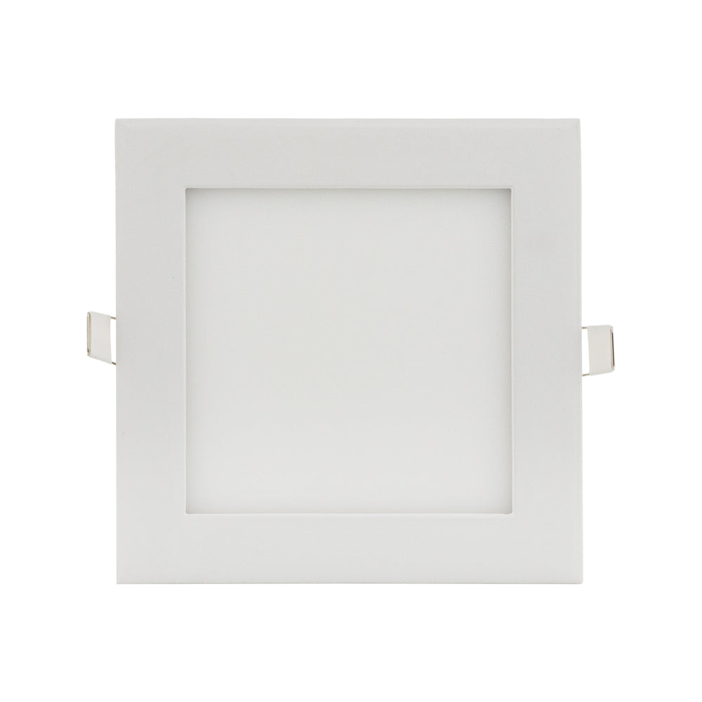 LP-ULFTD-17512 6 inch Square LED Panel Light 120V 12W Dimmable 5000K(Daylight), gekpower