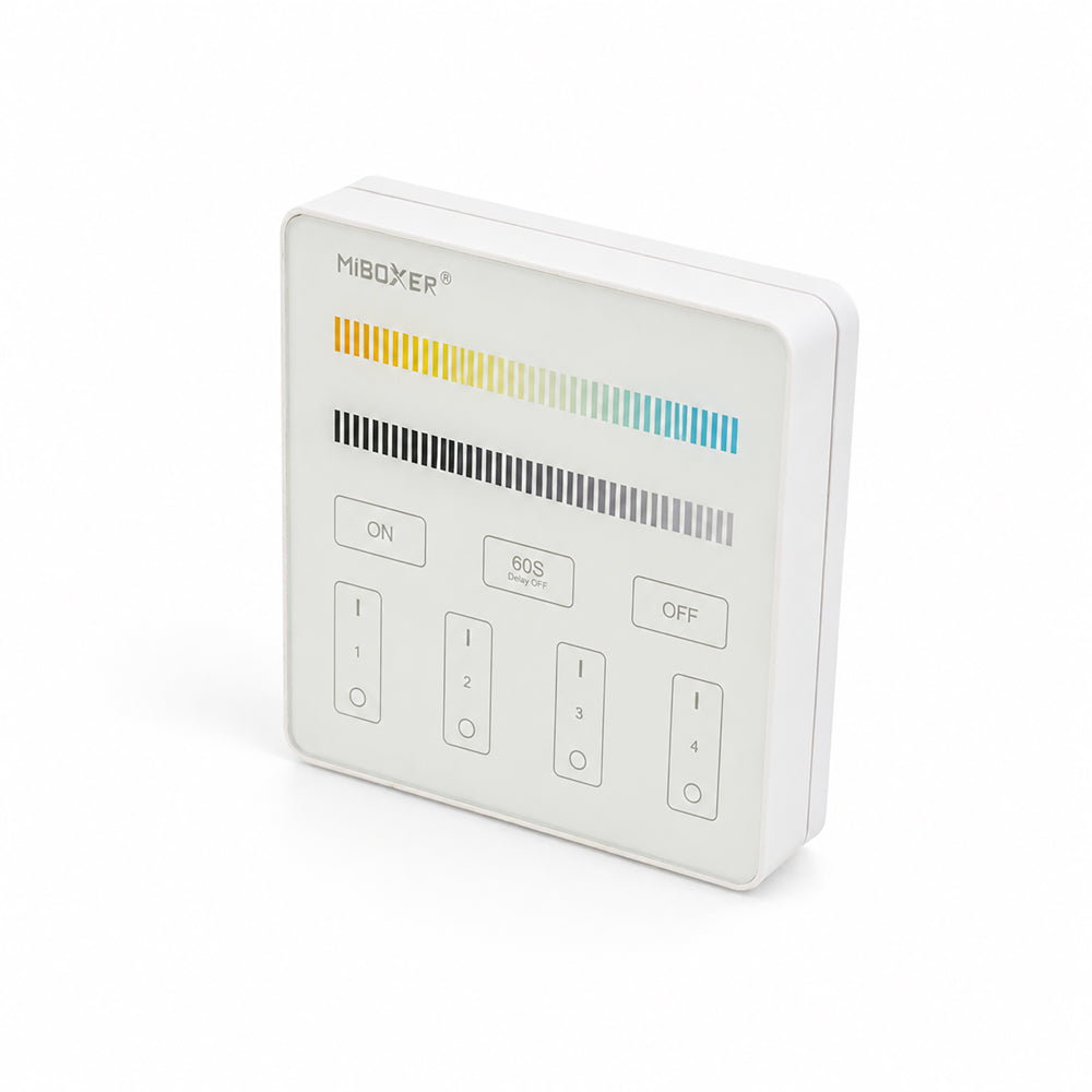 Mi-Light B2 4-Zone Adjustable Color Temperature Panel Remote LED Controller, works with FUT035