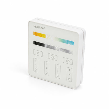 Mi-Light B2 4-Zone Adjustable Color Temperature Panel Remote LED Controller, works with FUT035