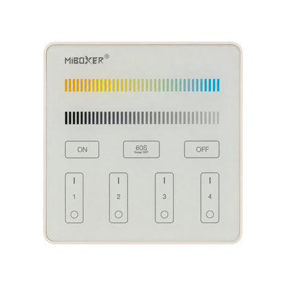 Mi-Light B2 4-Zone Adjustable Color Temperature Panel Remote LED Controller, works with FUT035