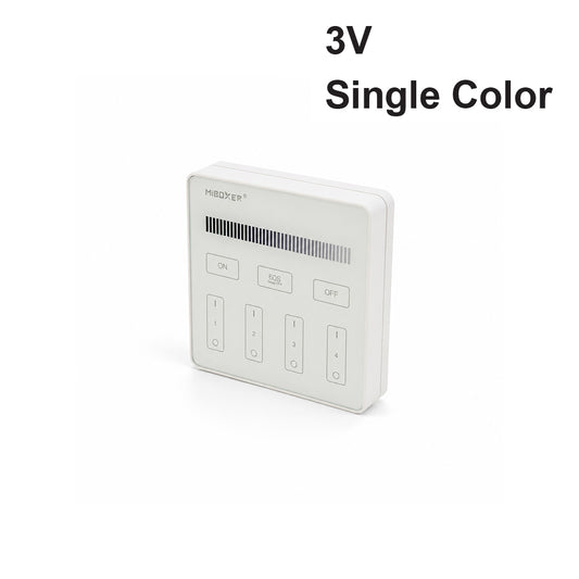 Mi-Light B1 4-Zone Single Color Brightness Dimming Smart Touch Panel Remote LED Controller, works with FUT036