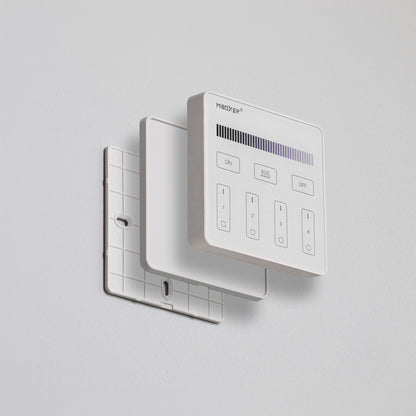 Mi-Light B1 4-Zone Single Color Brightness Dimming Smart Touch Panel Remote LED Controller, works with FUT036