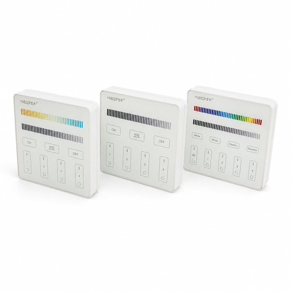 Mi-Light B3 4-Zone RGB RGBW Smart Touch Panel Remote LED Controller