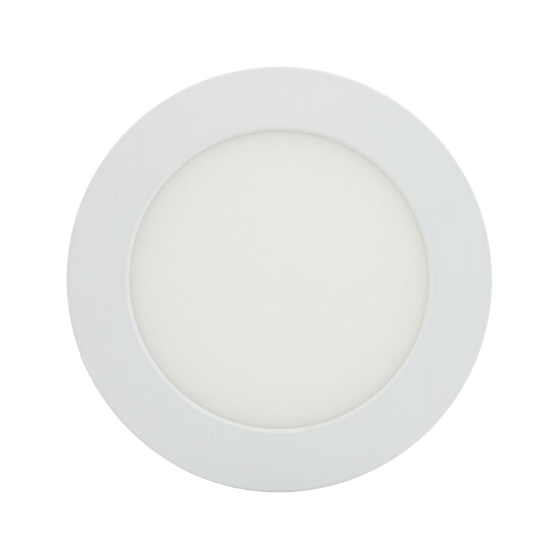 5 inch Round Recessed LED Panel Light / Downlight / Ceiling Light 120V 6W 4000K(Natural White), gekpower