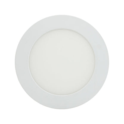 5 inch Round Recessed LED Panel Light / Downlight / Ceiling Light 120V 6W 4000K(Natural White), gekpower