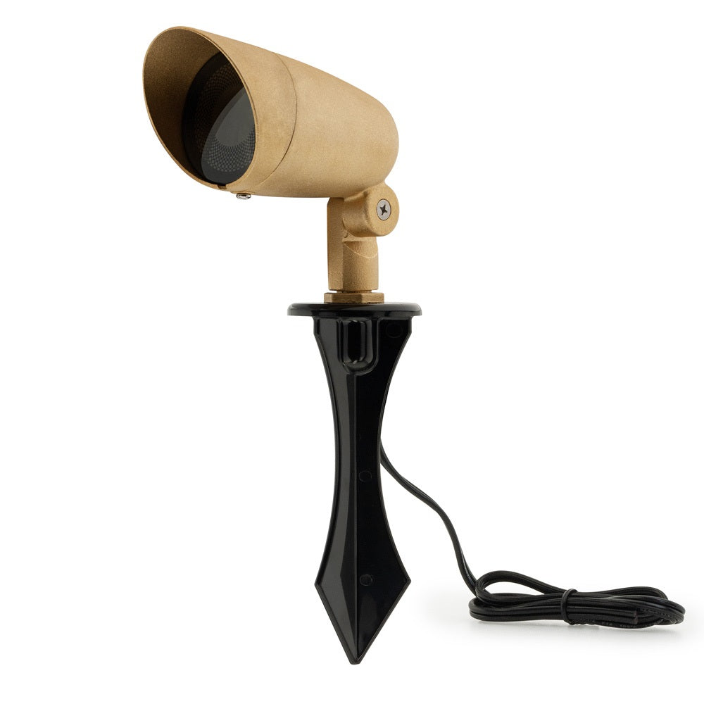 Brass Landscape Spotlight Type 1 Small, 12V 5W, gekpower
