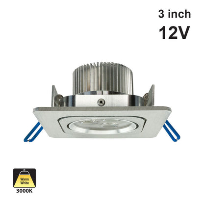 Type7 Downlights/ Ceiling Lights, 12V 3W 3000K(Warm White), gekpower