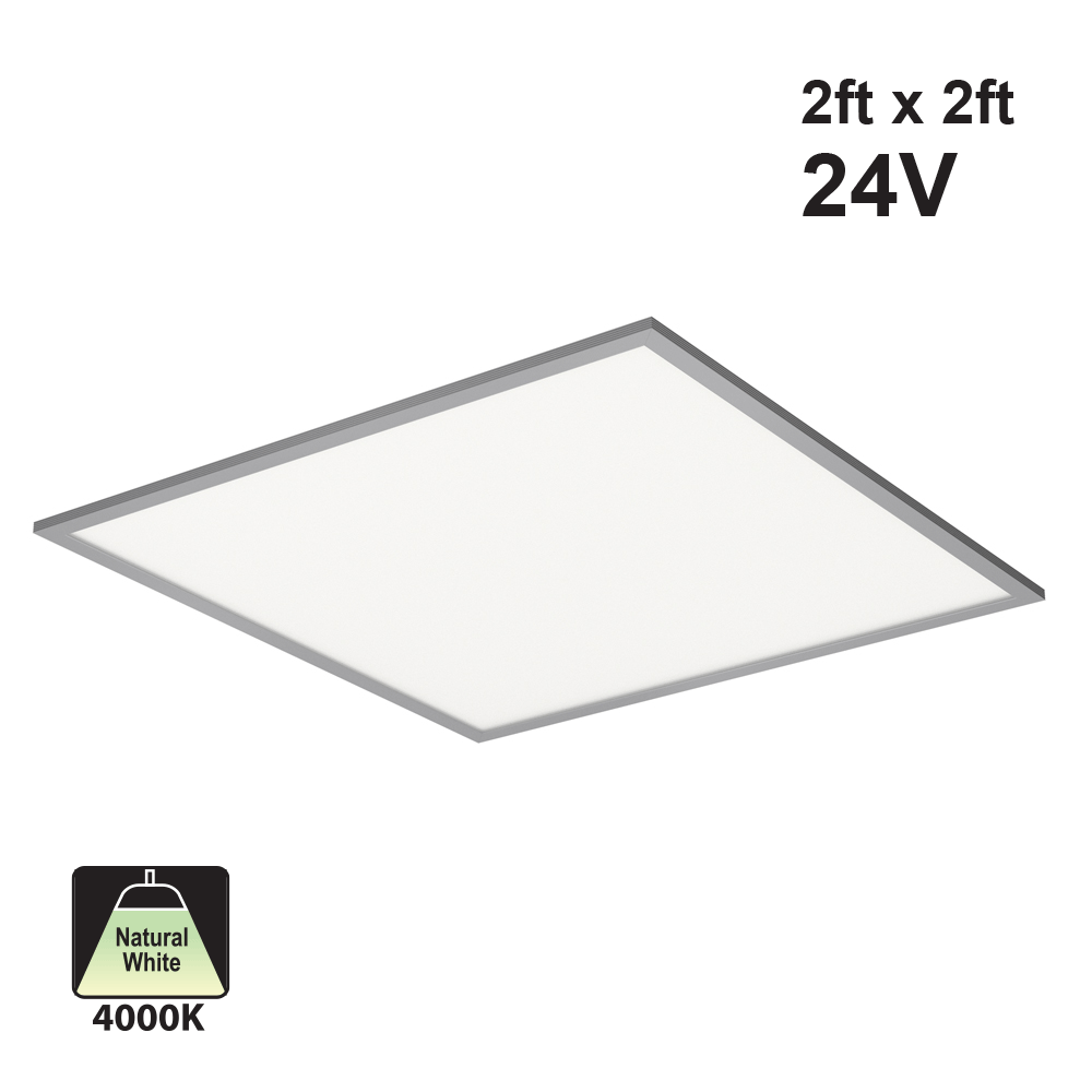 2ft x 2ft 24V Dimmable LED Panel Light 36W 4000K(Natural White)