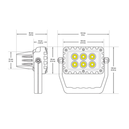 Rechargeable Floodlight 18W (ET)1 – E012 - GekPower