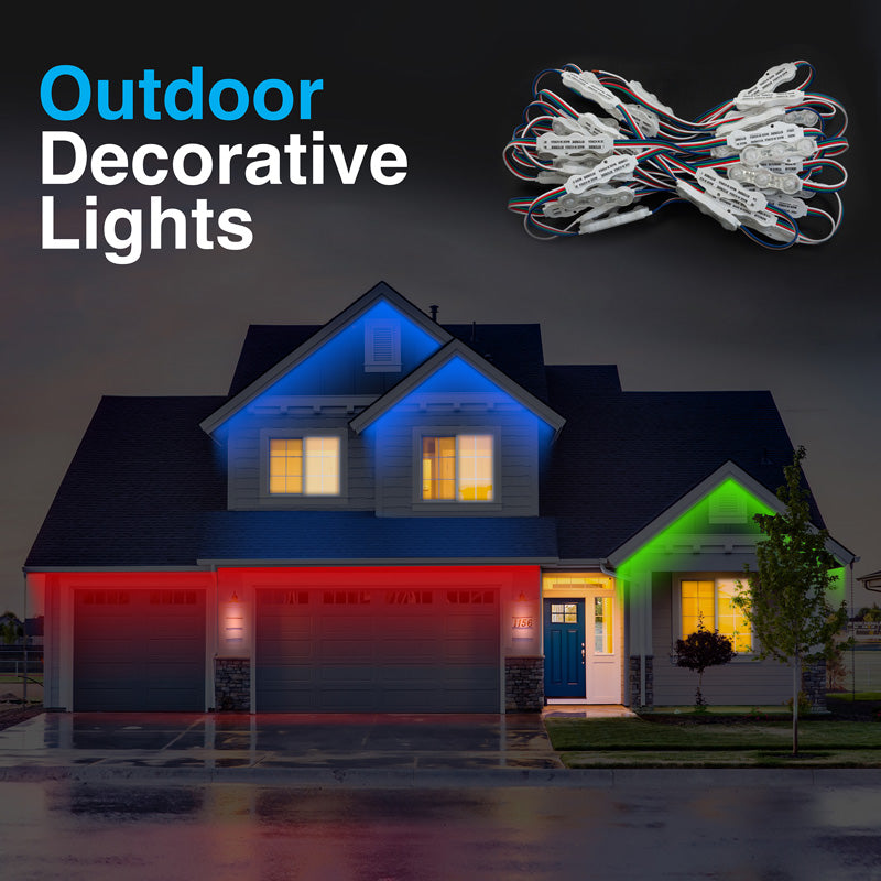 Sign Led Backlighting Kit LED Module 5050 Backlighting for sign 12V 3 LEDs – Gekpower-Canada