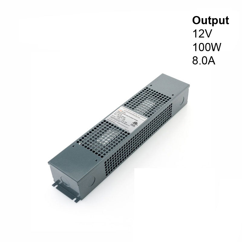 VBD-012-100DM Triac Dimmable Constant Voltage LED Driver, 12V 8.0A 100W