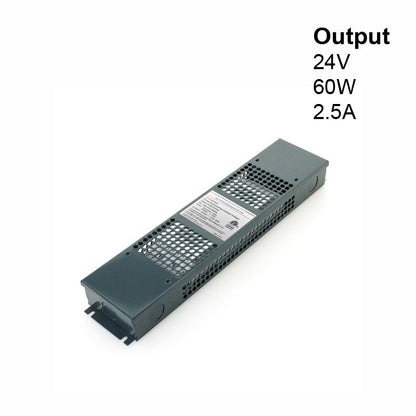 24V 2.5A 60W Dimmable Constant Voltage LED Driver VBD-024-060DM