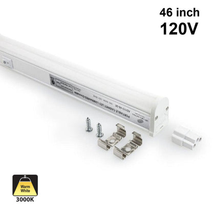 T5 Linkable Light Bar 46 inch 120V 18W 1530Lm 3000K(Warm White) - GekPower