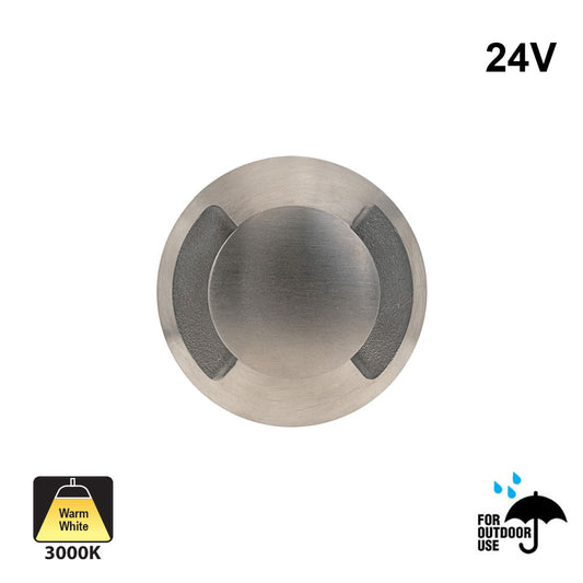 UL-1021-0300-A-C2 LED Step Light/ Pathway Light/ Deck And Wall Light, 24V 3W Two way Light