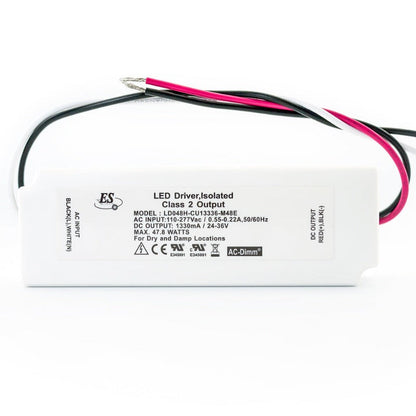 ES LD048H-CU13336-M48E Constant Current LED Driver, 1330mA 24-36V 48W max, gekpower