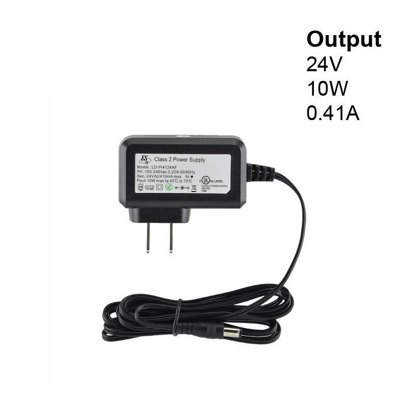 ES Constant Voltage Plug-In Power Supply 24V 410mA 10W LD-PI4124AF, gekpower