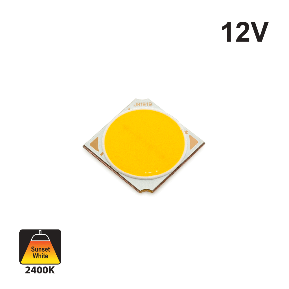 Constant Voltage COB LED Module 12V 3W 2400K(Sunset White), gekpower