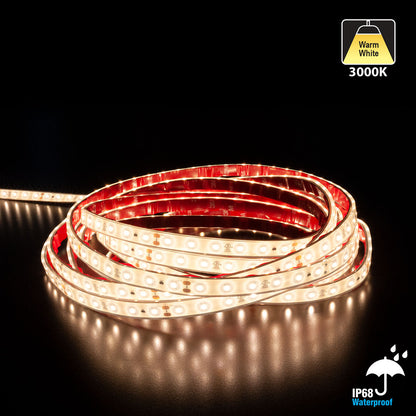 20M(65.6ft) Waterproof LED Strip L2835, 24V 1.5(w/ft) 180-198(Lm/ft) CCT(3K, 6K) - GekPower