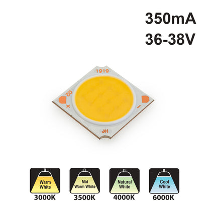 Constant Current COB LED Module, 350mA 36-38V 12W CCT(3K, 3.5K, 4K, 6K)