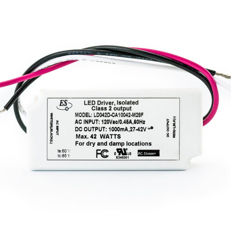 ES LD042D-CA10042-M28F Constant Current LED Driver, 1000mA 27-42V 42W, gekpower