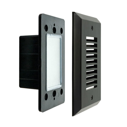 Vertical RT05HV Single Gang LED Step light, 100-240V 2W 3000K(Warm White) - GekPower