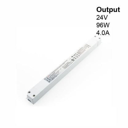 Super Slim VBD-024-096VTP Triac Dimmable Constant Voltage LED Driver, 24V 4A 96W, gekpower