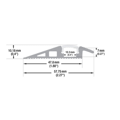 LED Channel for LED Strips VBD-CH-W4-2 (Walkway/Floor)