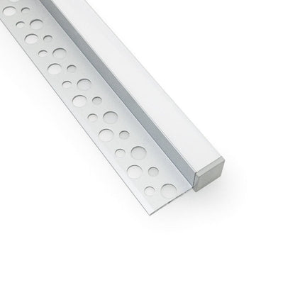 VEROBOARD Drywall(Plaster-In) Linear Aluminum Channel for LED Strips-1 Meter VBD-CH-D4 - GekPower