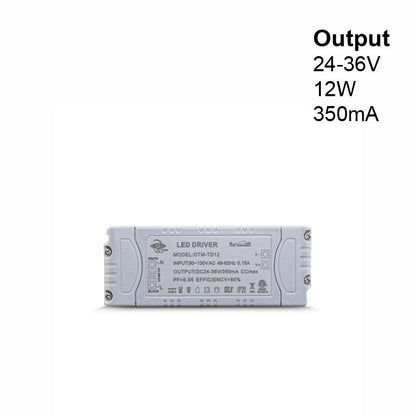 Constant Current LED Driver 350mA 24-36V 12W OTM-TD12, gekpower