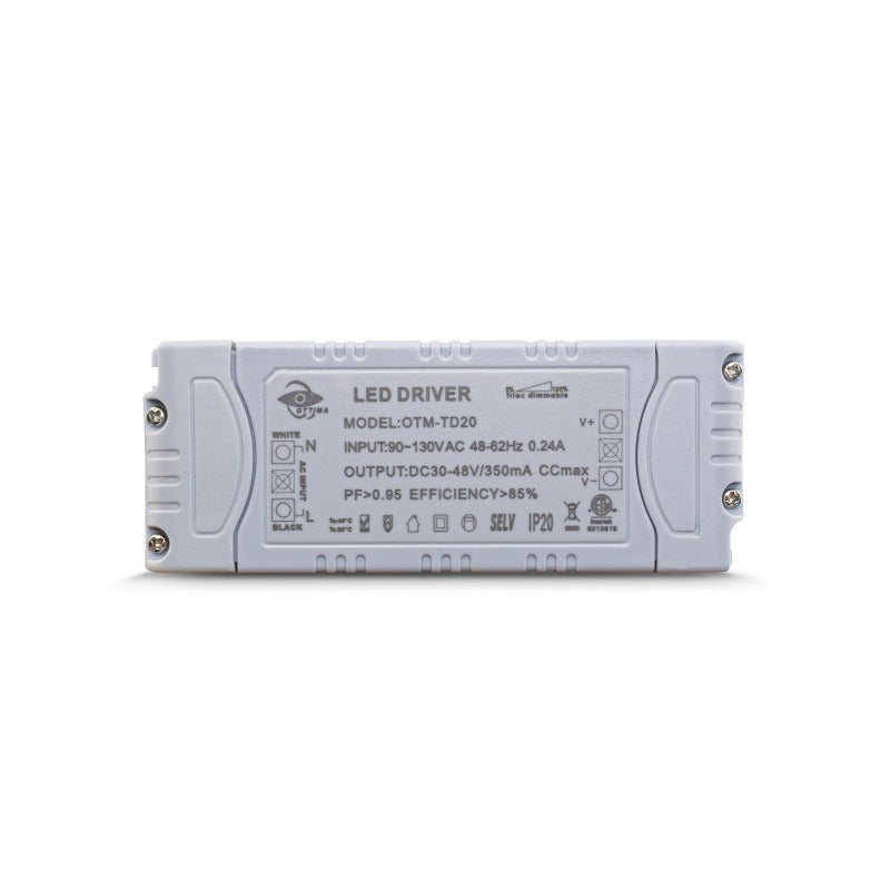 Constant Current LED Driver 350mA 30-48V 16.8W OTM-TD20