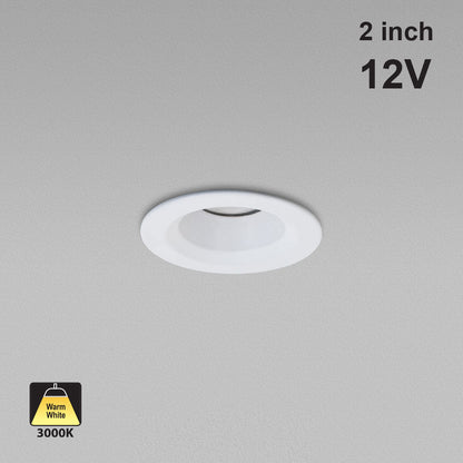 2 inch Mini LED Recessed Downlight/ Ceiling Lights LED-1-S6W-3KWH-12V, 12V 6W 3000K(Warm White), gekpower