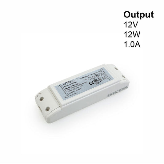 OTM-TDJ12 Triac Dimmable Constant Voltage LED Driver,12V 1.0A 12W, gekpower