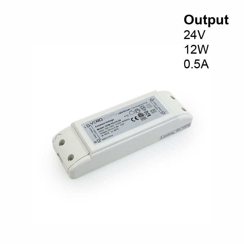 OTM-TDJ12-24 Triac dimmable Constant Voltage LED Driver, 24V 0.5A 12W, gekpower