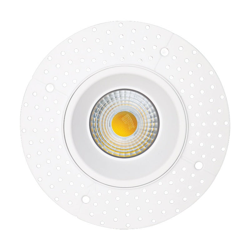 VEROBOARD 4 inch Round Trimless Downlight LED-4-S15W-L5CCTWH-T, (5CCT) 120V 15W - GekPower