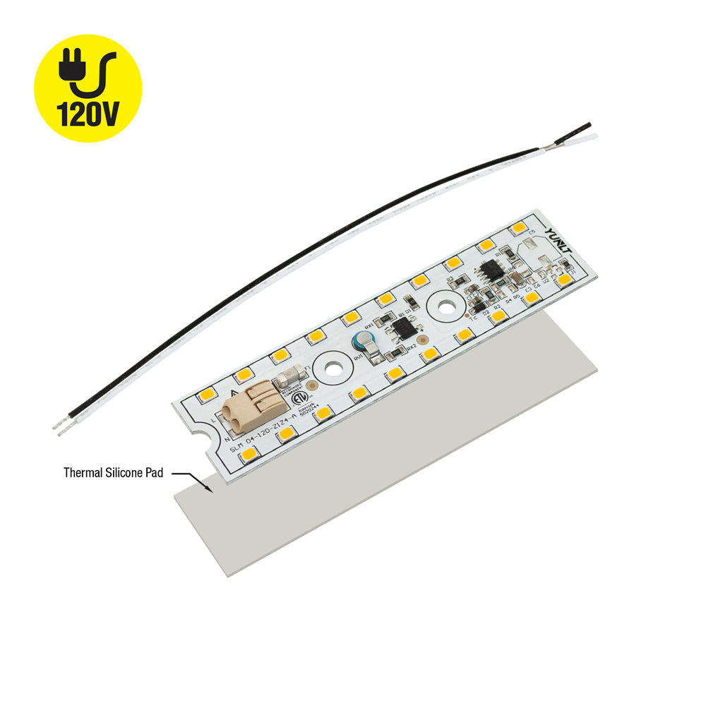 4 inch Slim ZEGA LED Module SLM 04-005W-930-120-S1-Z1A, 120V 5W 3000K(Warm White), gekpower