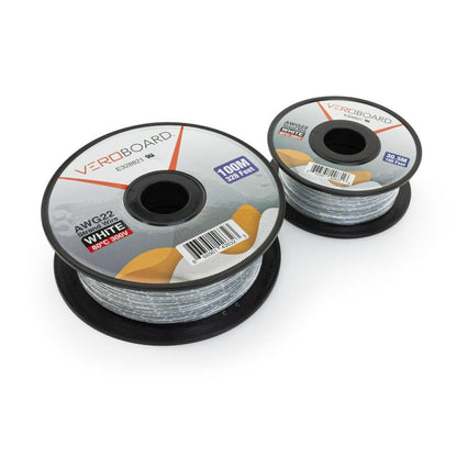 Stranded White Wire 22AWG 100Meter(328 Feet) - GekPower