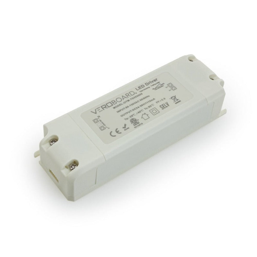 OTM-TD203500-1110-38 Constant Current LED Driver, 1110MA 24-36V 38W Dimmable, gekpower