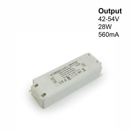 OTM-TD202800-560-28 Constant Current LED Driver, 560mA 42-54V 28W Dimmable, gekpower