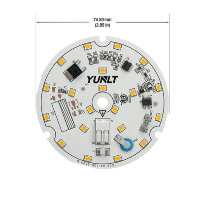 3 inch Round Disc ZEGA LED Module DIS 03-012W-930-120-S3-Z1A, 120V 12W 3000K(Warm White), gekpower