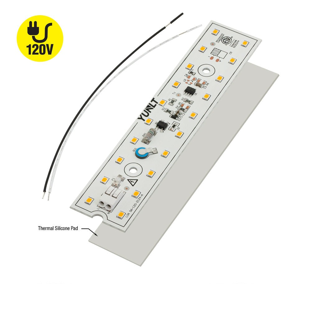 6 inch Linear ZEGA LED Module LIN 06-008W-930-120-S3-Z1A, 120V 8W 3000K(Warm White), gekpower