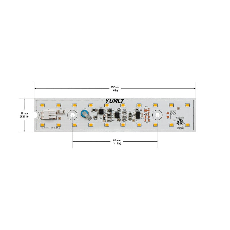 6 inch Linear ZEGA LED Module LIN 06-012W-930-120-S3-Z1B, 120V 12W 3000K(Warm White), gekpower