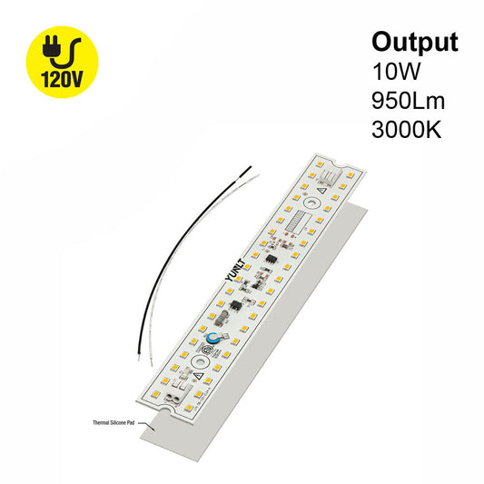 8 inch Linear ZEGA LED Module LIN 08-010W-930-120-S3-Z1A, 120V 10W 3000K(Warm White), gekpower