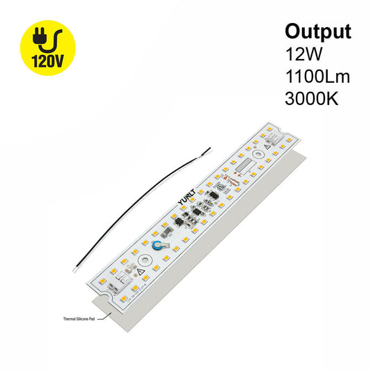 8 inch Linear ZEGA LED Module LIN 08-012W-930-120-S3-Z1B, 120V 12W 3000K(Warm White), gekpower