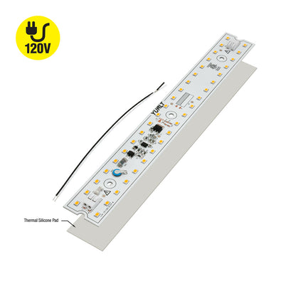 10 inch Linear ZEGA LED Module LIN 10-012W-930-120-S3-Z1B, 120V 12W 3000K(Warm White), gekpower