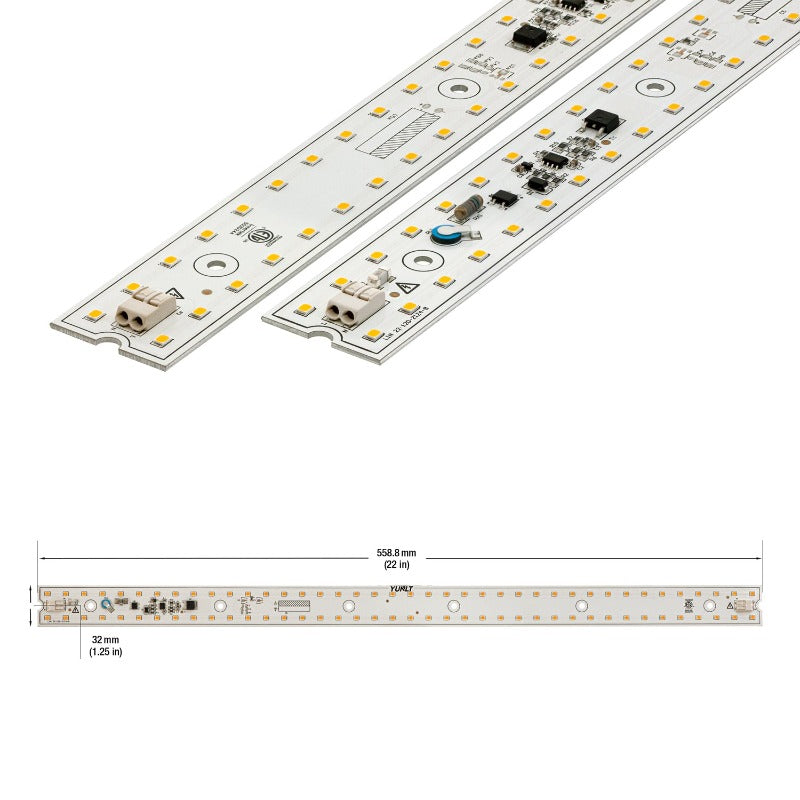 22 inch Linear ZEGA LED Module LIN 22-020W-930-120-S3-Z1B, 120V 20W 3000K(Warm White), gekpower