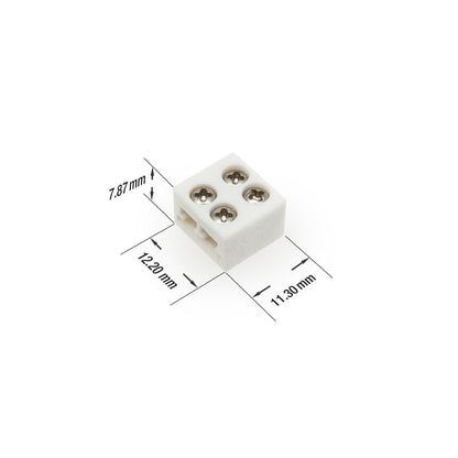 10mm LED Strip to Strip Quick Screw connector, VBD-CON-SC10MM-SS (Pack of 3)