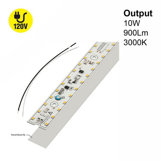 11 inch Slim ZEGA LED Module SLM 11-010W-930-120-S3-Z1A, 120V 10W 3000K(Warm White), gekpower