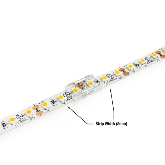 8mm Beetle LED Strip to Strip Connectors, VBD-BC-8MM-2S (Pack of 3)