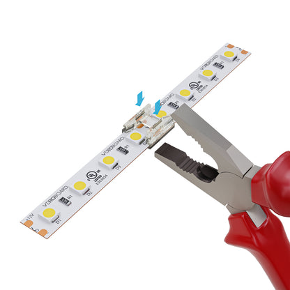 8mm Beetle LED Strip to Strip Connectors, VBD-BC-8MM-2S (Pack of 3)