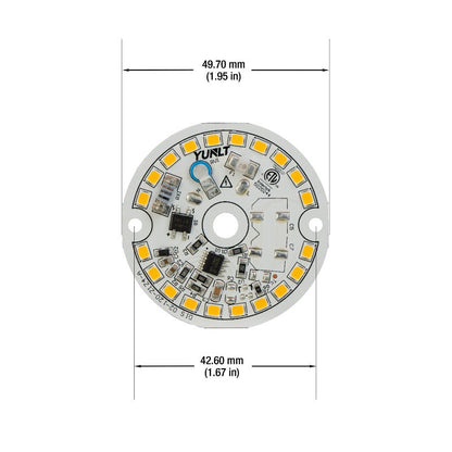 2 inch Round Disc ZEGA LED Module DIS 02-010W-930-120-S1-Z1A (DIS 01-800-930-120-S1), 120V 10W 3000K(Warm White), gekpower